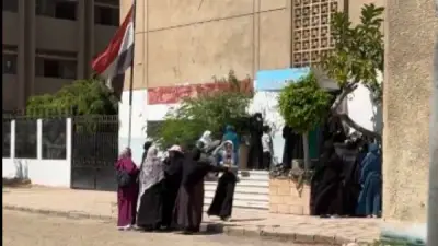 فرحة طالبات الثانوية الأزهرية بعد امتحان الصرف في مدينة نصر
