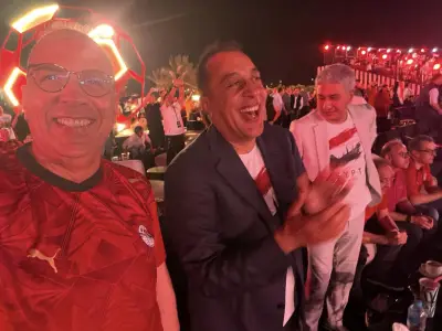 فرحة عارمة في Egyptian Fan Zone بعد إحراز المنتخب الهدف الأول بمرمي بلجيكا