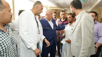 محافظ مطروح يتفقد مستشفى الحمام المركزي ويوجه برفع الجاهزية الطبية