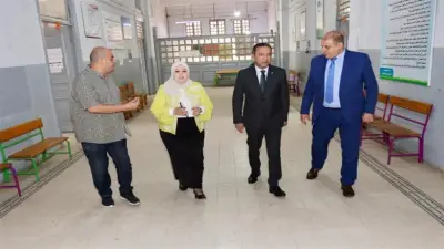محافظ المنوفية يتفقد لجان امتحانات الثانوية العامة ويوجه بتوفير أجواء مناسبة للطلاب