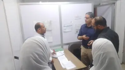 وكيل صحة المنوفية يوجه بزيادة الأطباء وتوفير فصائل الدم بمستشفى سرس الليان