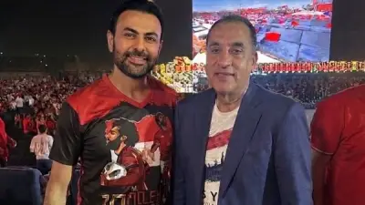 محمد كريم يشيد بالعاصمة الجديدة في مباراة مصر وبلجيكا برفقة رئيس الوزراء