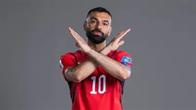 محمد صلاح يحتفل بعيد ميلاده الـ34 أثناء مواجهة بلجيكا في كأس العالم