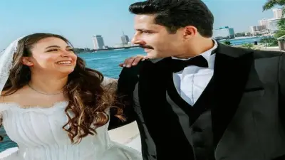 مصطفى منصور ينشر فيديو جديد من كواليس زفافه على هايدي رفعت