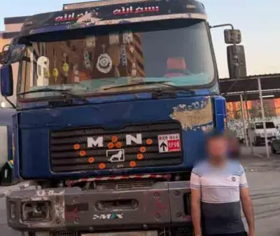 الضبط لسائق نقل ثقيل يسير برعونة في مدينة نصر