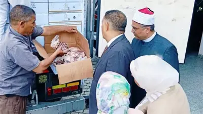 تسليم 4 أطنان من لحوم صكوك الأضاحي للأسر الأولى بالرعاية في القليوبية