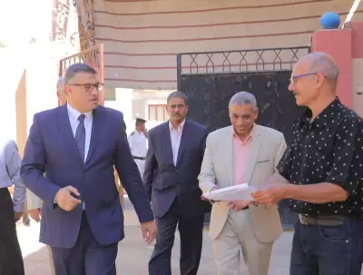 محافظ قنا يتابع ماراثون الثانوية العامة بمشاركة 20 ألف طالب