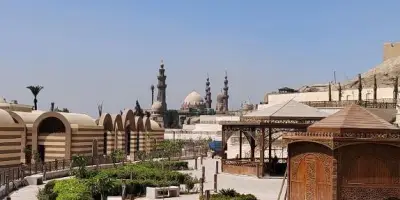 صورة نادرة لشارع السيدة عائشة في القاهرة عام 1912