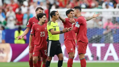 بضغط من رونالدو.. الحكم جلال جيد يلغي هدف أوزبكستان في كأس العالم