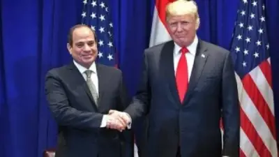 الرئيس السيسي يشيد بالعلاقات مع أمريكا خلال لقائه ترامب بقمة السبع