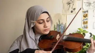 من بورسعيد إلى قمة الجمهورية.. طالبة سورية تفوز بالمركز الأول في العزف على الكمان