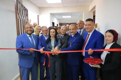 افتتاح مركز تدريب وإنتاج الملابس الجاهزة بمستشفى مدينة نصر التخصصي