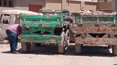 ضبط جرارين زراعيين لإلقائهما مخلفات هدم بالشوارع في أسيوط
