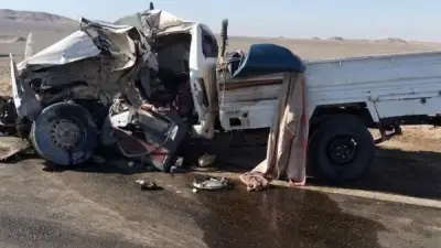إصابة شخصين بحادث تصادم على طريق القصير - قفط في البحر الأحمر