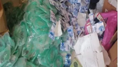 ضبط 1.5 مليون قطعة مستلزمات طبية مجهولة المصدر في مخزن غير مرخص بمدينة نصر