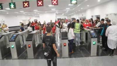 إقبال غير مسبوق على مونوريل شرق النيل لنقل الجماهير لدعم المنتخب بالعاصمة الجديدة