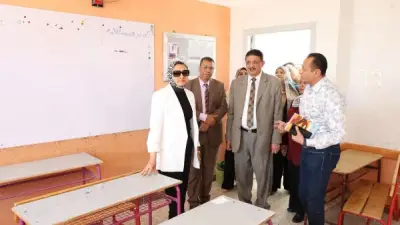 محافظ الوادي الجديد تتفقد لجان الثانوية العامة واستراحات المراقبين