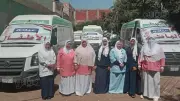 قافلة صحة بني سويف تقدم خدمات مجانية لـ1005 مواطنين بقرية زكي فاضل