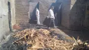 معاينة حريق 12 منزلاً و5 أحواش بقرية الجواهين في سوهاج