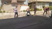 رصف طريق عربان - فوة بكفر الشيخ بطول 3 كيلومترات وعرض 5 أمتار