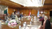 محافظ الوادي الجديد تبحث التعاون مع هيئة الطاقة الذرية لاستنباط قمح يزيد الإنتاج 30%