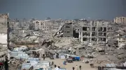 استشهاد 4 فلسطينيين وإصابة 10 في غارة إسرائيلية على غزة