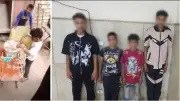 ضبط 4 أطفال في أسيوط بعد إغراق كلب صغير في فيديو صادم