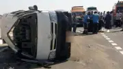 إصابة 6 أشخاص في حادث تصادم سيارتين بمرسى مطروح