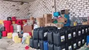 ضبط 8 أطنان زيت سيارات وفلاتر مغشوشة بمخزن غير مرخص في كفر الشيخ