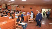 رئيس جامعة كفر الشيخ يتفقد امتحانات الفصل الدراسي الثاني بكليات التربية والتمريض والألسن