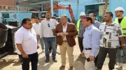 رئيس مياه الغربية يتفقد محطات المحلة ويوجه بتسريع الأعمال