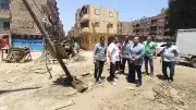 نائب محافظ الجيزة يتفقد الحالة العامة للنظافة والإشغالات بالحوامدية