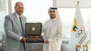 بروتوكول تعاون بين اللجنتين الأولمبيتين المصرية والكويتية بحضور حسين المسلم