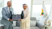 الأولمبية المصرية توقع بروتوكول تعاون مع الكويتية بحضور الصباح والملم وإدريس