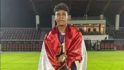 محمد عبيد يتوج بجائزة رجل مباراة مصر والمغرب في برونزية كأس أفريقيا للناشئين