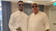 محمد رمضان ومحمد أبو العينين يؤديان مناسك الحج في أطهر البقاع