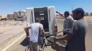 الغردقة: ضبط وإيقاف إلقاء مخلفات بناء في منطقة مجاويش