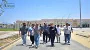 رئيس جهاز العلمين الجديدة يوجه بسرعة الانتهاء من مركز المؤتمرات