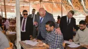 رئيس جامعة السادات يتفقد امتحانات التمريض والطب البيطري