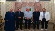وزير الري ومحافظ المنيا يتابعان مستجدات المشروعات القومية المائية