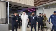 وزير داخلية الكويت يتفقد مطار الكويت بعد العدوان الإيراني ويقيم الأضرار