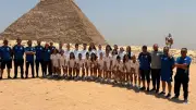 منتخب تونس للسيدات يشيد بحفاوة الاستقبال في مصر ويزور الأهرامات