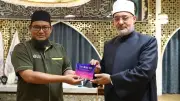 مفتي الجمهورية يبحث مع وفد ماليزي تعزيز التعاون في فقه الحلال