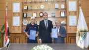 جامعة بنها توقع بروتوكولاً لتعظيم العائد الاقتصادي للملاعب الرياضية