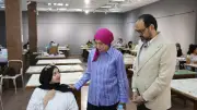 رئيس جامعة الأقصر تتفقد امتحانات كلية الفنون الجميلة وتؤكد توفير الأجواء المناسبة