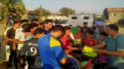 قافلة رياضية جديدة لعزبة العقاد ببني سويف ضمن المشروع القومي للقرى الأكثر احتياجاً