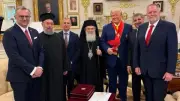 ترامب يبحث مع بطريرك القدس حماية مسيحيي الأرض المقدسة