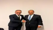 وزير الخارجية يلتقي نائب رئيس البنك الأوروبي لبحث الشراكة الاقتصادية وإعادة الإعمار