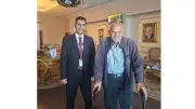 مجدي يعقوب يغادر أسوان إلى القاهرة على متن طائرة إير كايرو