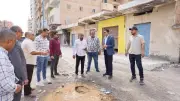 نائب محافظ مطروح يوجه بسرعة إنهاء تطوير شارع علم الروم